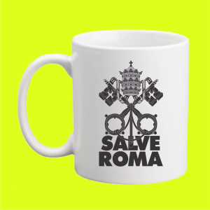 Caneca de Porcelana Salve Roma      
